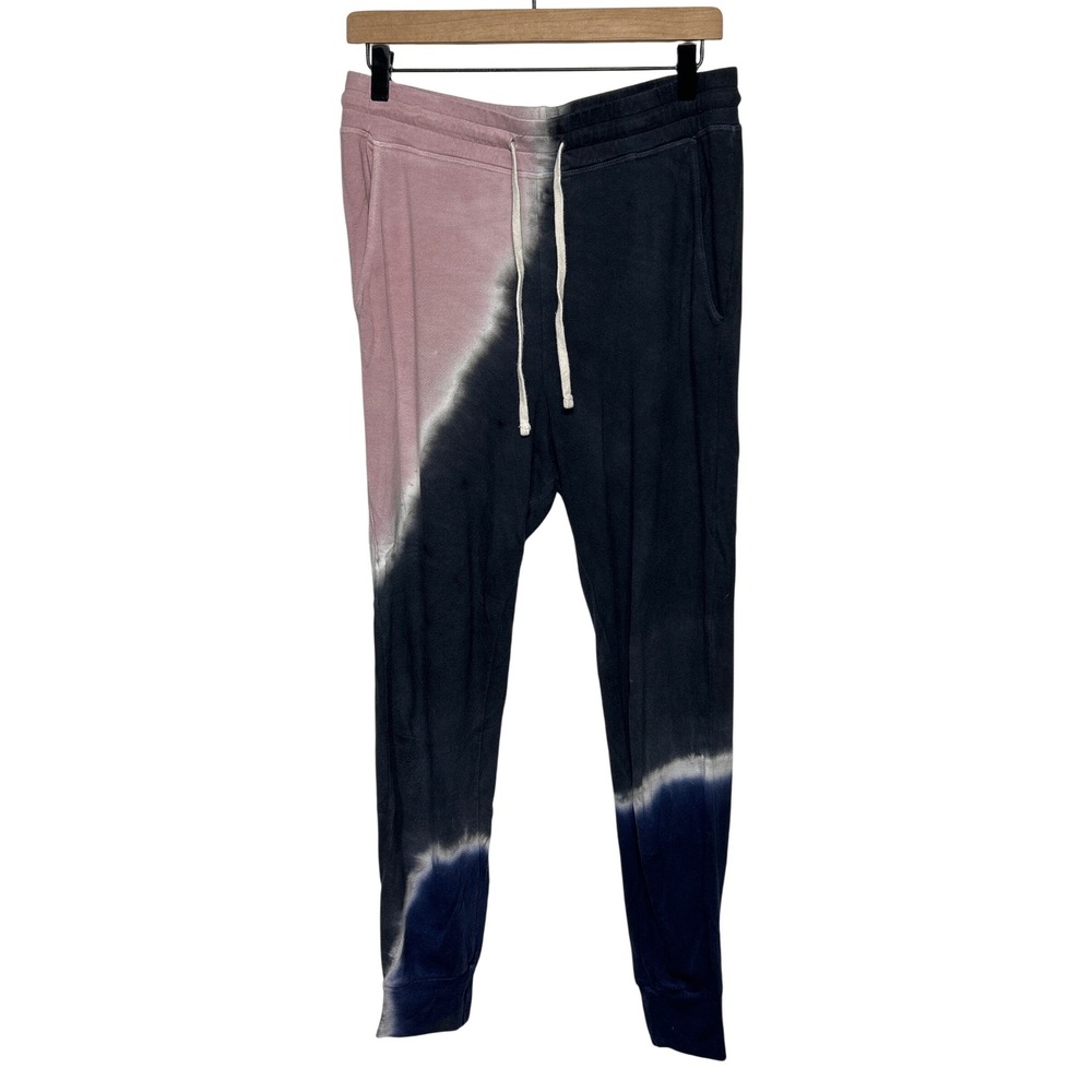 Sundry Evereve Tie Dye Jogger Sweatpants Womens Size 2 Pink Blue USA Made